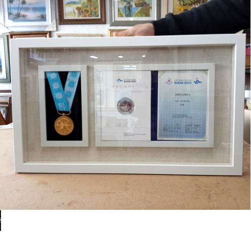 2002 아시안게임 상장과 메달
