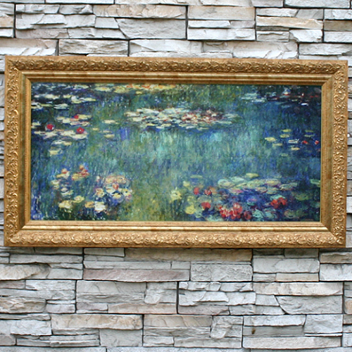 pool with waterlilies-B type 